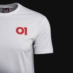 Бяла Мъжка тениска - O1 Red - 03