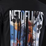 Черна Мъжка Тениска - Netoflicks - 03