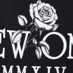 Мъжка черна овърсайз тениска - New One Tee - 06
