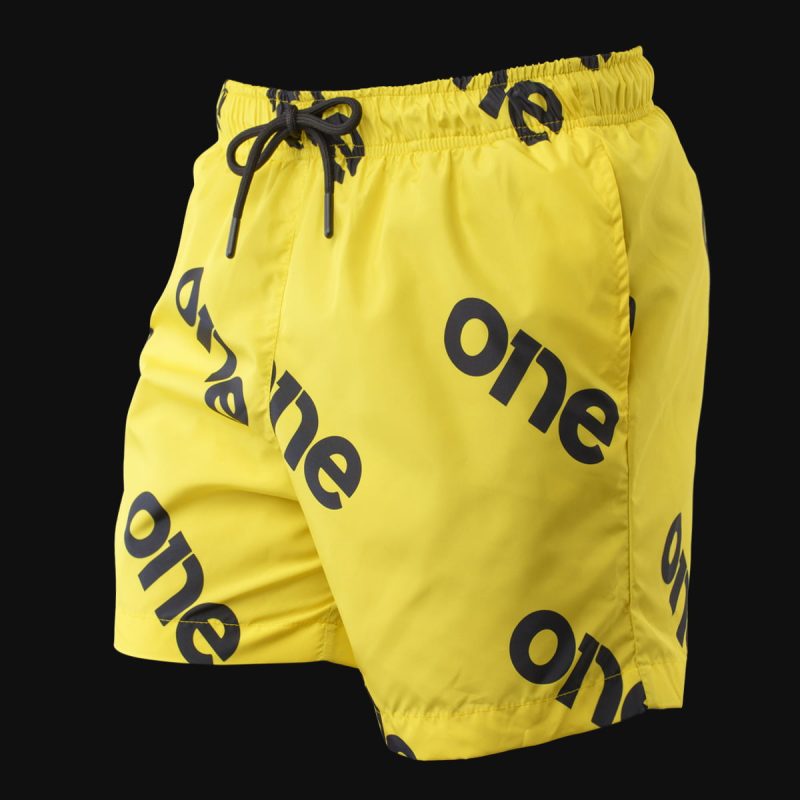 Мъжки жълти Шорти за Плуване Yellow One - 02