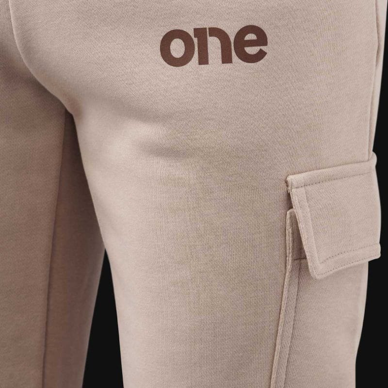 Ανδρικό jogger παντελόνι φόρμας - Mocha One - 02