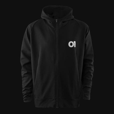 Ανδρικό φούτερ με κουκούλα Obsidian O1