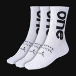 Ανδρικές κάλτσες Bundle - Trio White