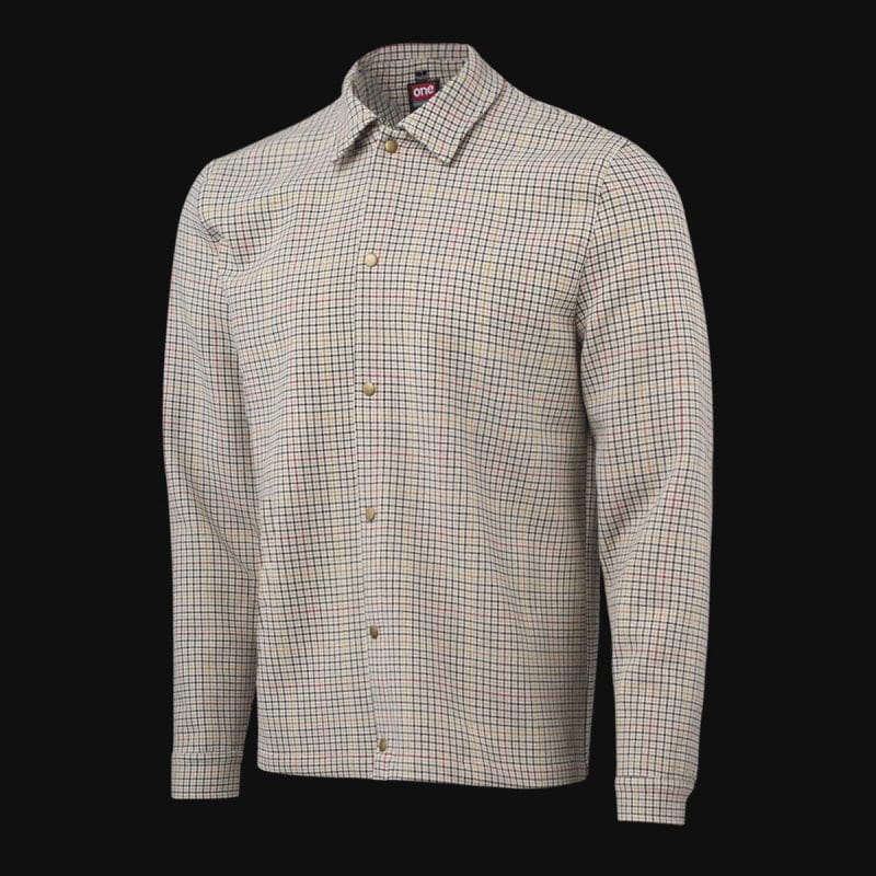 Ανδρικό Overshirt με κουμπιά - Flex Grid - 05