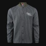 Ανδρικό Overshirt με κουμπιά - Olive Grid
