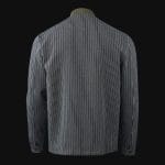 Ανδρικό Overshirt με κουμπιά - Olive Grid - 03