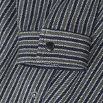 Ανδρικό Overshirt με κουμπιά - Olive Grid - 06