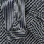 Ανδρικό Overshirt με κουμπιά - Olive Grid - 08