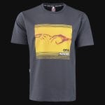 Ανδρικό γκρι premium μπλουζάκι - God Hand Tee