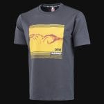 Ανδρικό γκρι premium μπλουζάκι - God Hand Tee - 05
