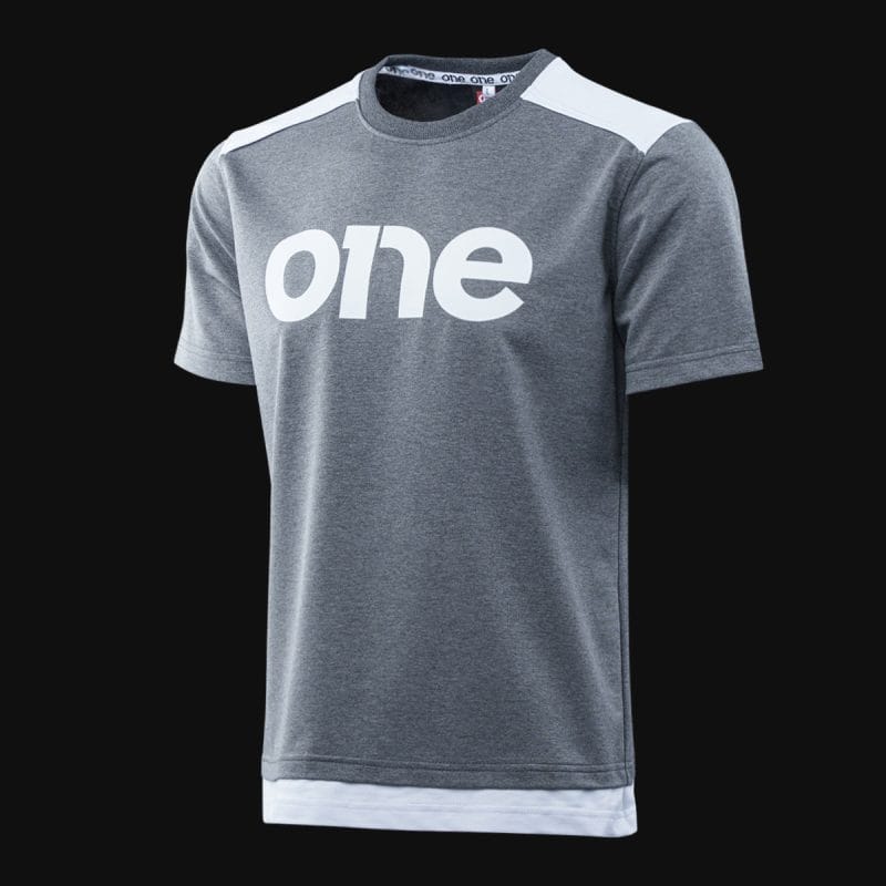 Ανδρικό γκρι premium μπλουζάκι - One Vision - 02