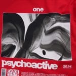 Ανδρικό κόκκινο μπλουζάκι Slim Fit - Psychoactive - 02