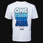 Ανδρικό λευκό T-shirt σε γραμμή Regular-Fit - Air One