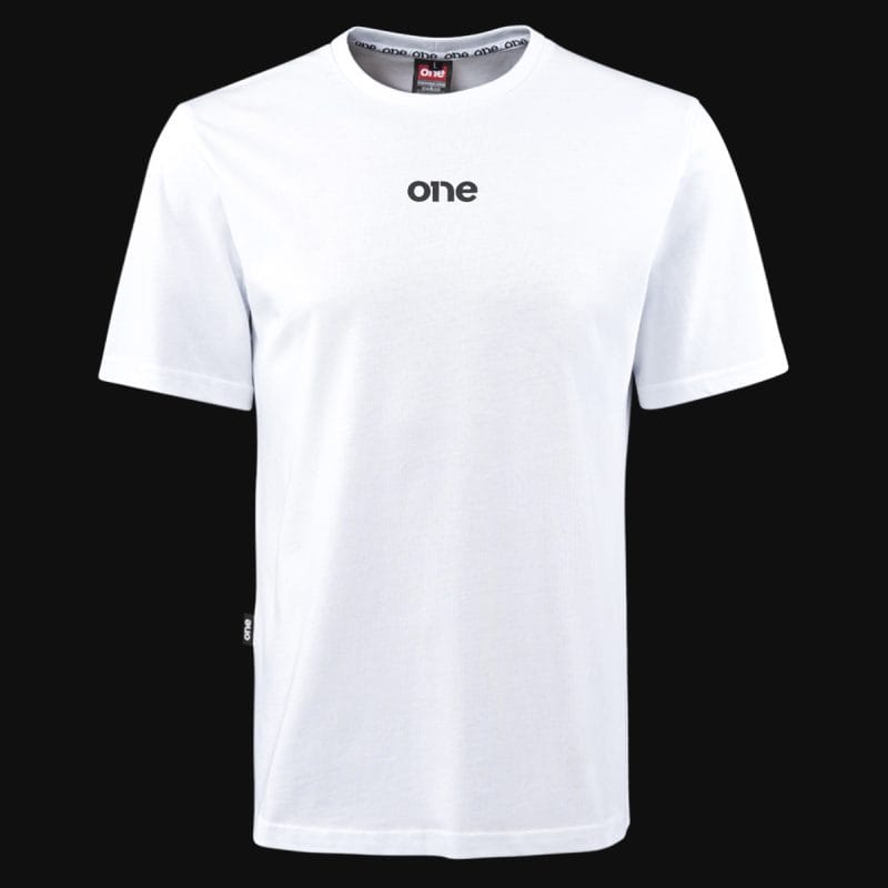 Ανδρικό λευκό T-shirt σε γραμμή Regular-Fit - Air One - 03