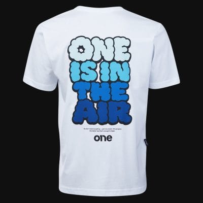 Ανδρικό λευκό T-shirt σε γραμμή Regular-Fit - Air One