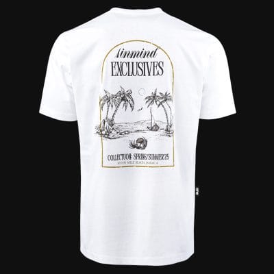 Ανδρικό λευκό T-shirt σε γραμμή Regular-Fit - Exclusives