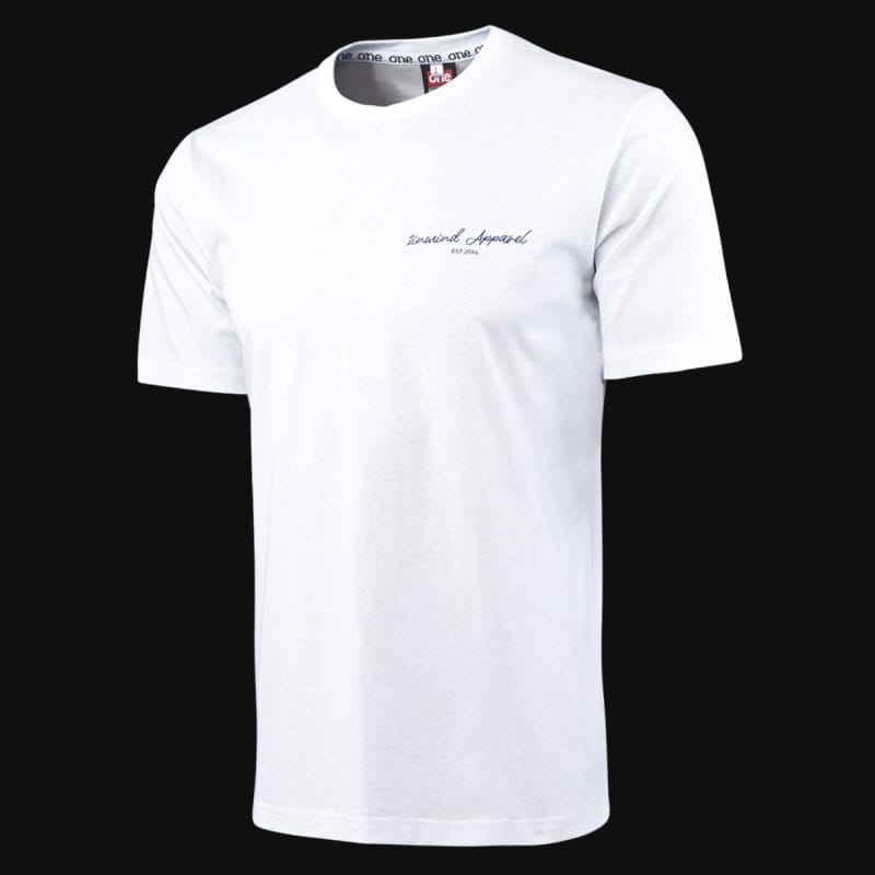 Ανδρικό λευκό T-shirt σε γραμμή Regular-Fit - Paradise One - 03