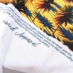 Ανδρικό λευκό T-shirt σε γραμμή Regular-Fit - Paradise One - 06