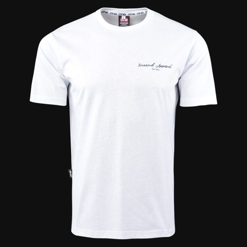 Ανδρικό λευκό T-shirt σε γραμμή Regular-Fit - Paradise One - 07