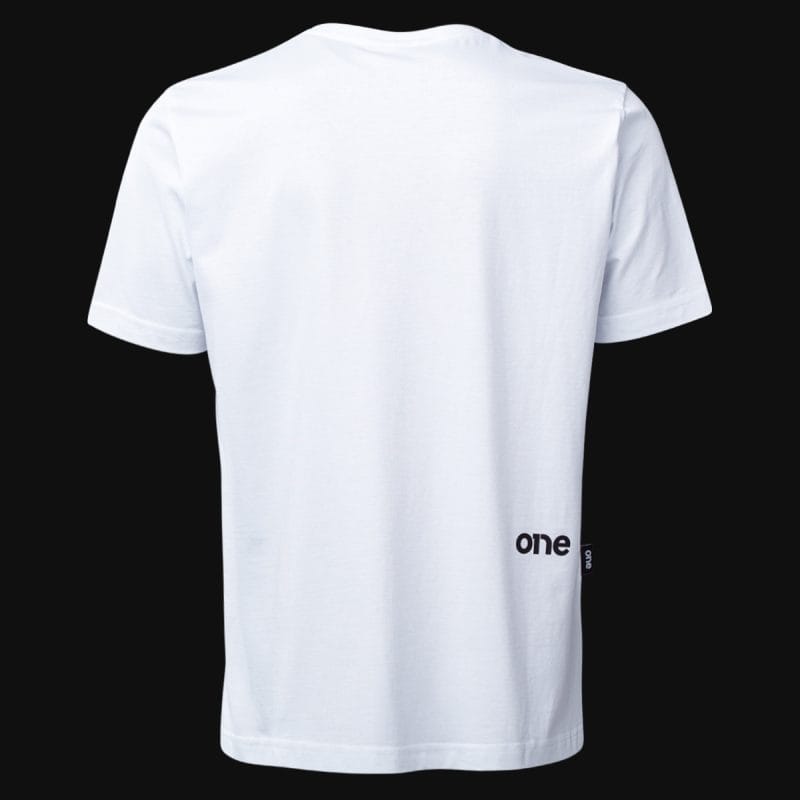 Ανδρικό λευκό T-shirt σε γραμμή Regular-Fit - Silent Heat - 03