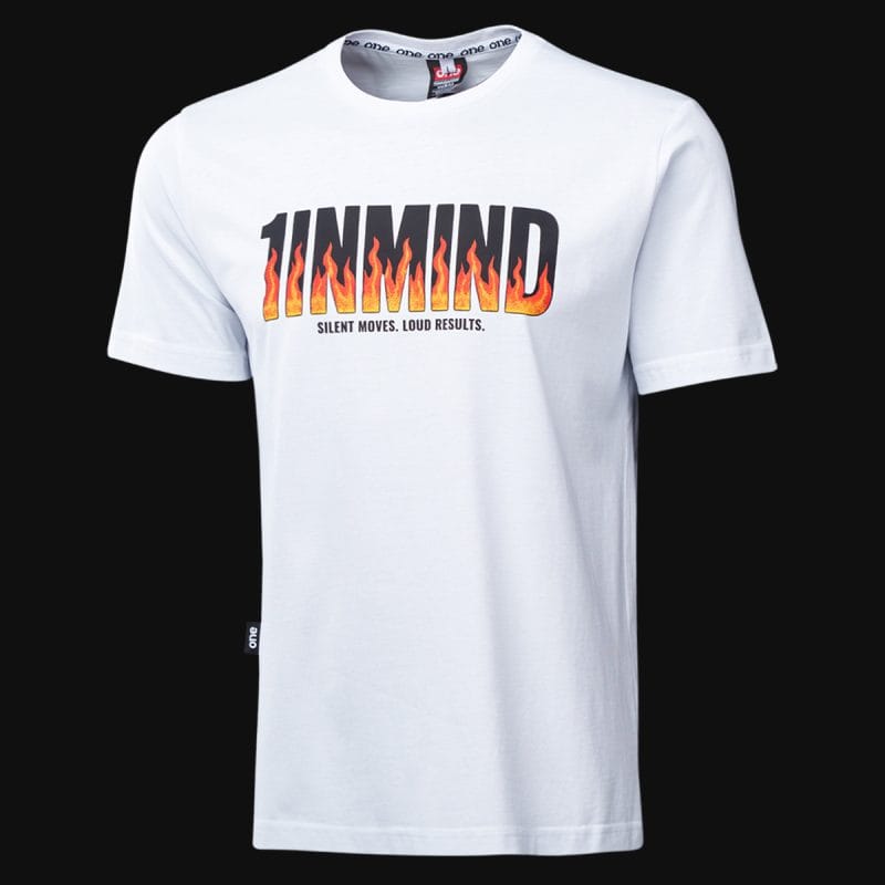 Ανδρικό λευκό T-shirt σε γραμμή Regular-Fit - Silent Heat - 05