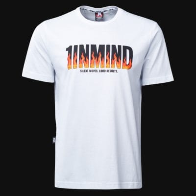 Ανδρικό λευκό T-shirt σε γραμμή Regular-Fit - Silent Heat