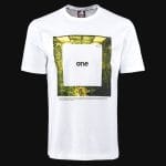 Ανδρικό λευκό T-shirt σε γραμμή Regular-Fit - Urban Moss V.02