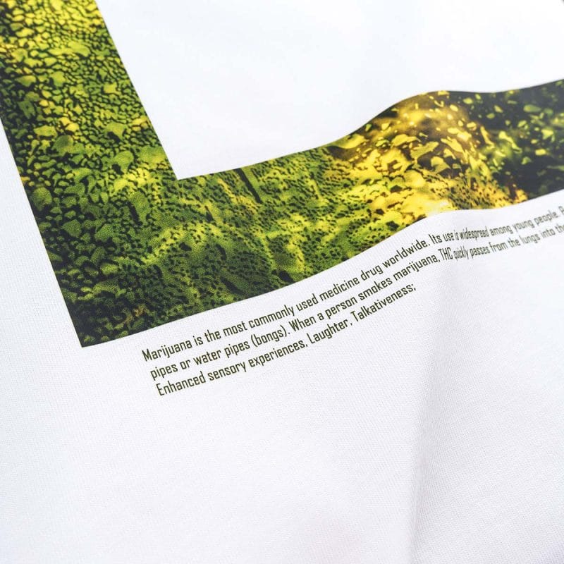 Ανδρικό λευκό T-shirt σε γραμμή Regular-Fit - Urban Moss V.02 - 04