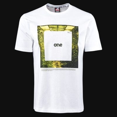 Ανδρικό λευκό T-shirt σε γραμμή Regular-Fit - Urban Moss V.02