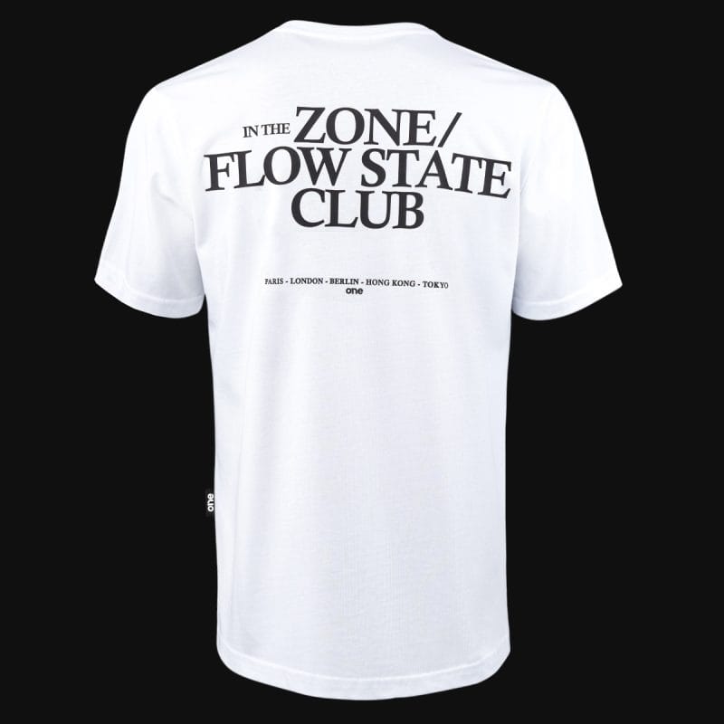 Ανδρικό λευκό T-shirt σε γραμμή Regular-Fit - Zone Flow - 05