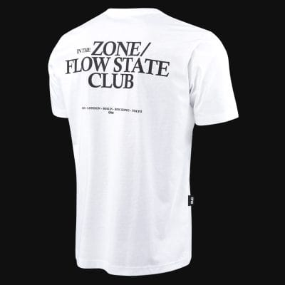Ανδρικό λευκό T-shirt σε γραμμή Regular-Fit - Zone Flow