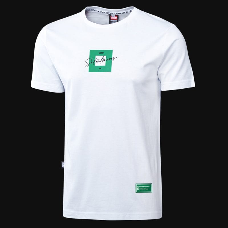 Ανδρικό λευκό T-shirt σε γραμμή Slim-Fit - BGO - 03