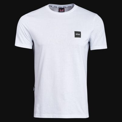 Ανδρικό λευκό T-shirt σε γραμμή Slim-Fit - Box One White