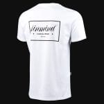 Ανδρικό λευκό T-shirt σε γραμμή Slim-Fit - DNM - 05