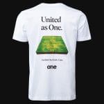 Ανδρικό λευκό T-shirt σε γραμμή Slim-Fit - UAO