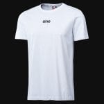 Ανδρικό λευκό T-shirt σε γραμμή Slim-Fit - UAO - 05