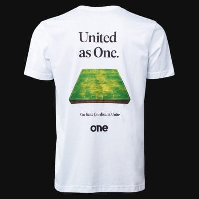Ανδρικό λευκό T-shirt σε γραμμή Slim-Fit - UAO