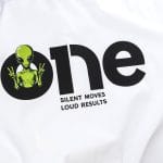 Ανδρικό λευκό T-shirt σε γραμμή Slim-Fit - UFO One - 02