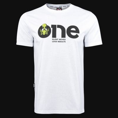 Ανδρικό λευκό T-shirt σε γραμμή Slim-Fit - UFO One
