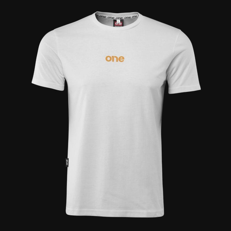 Ανδρικό λευκό T-shirt σε γραμμή Slim-Fit - WWV One - 03