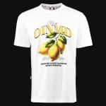 Ανδρικό λευκό T-shirt σε γραμμή Slim-Fit - Zesty One