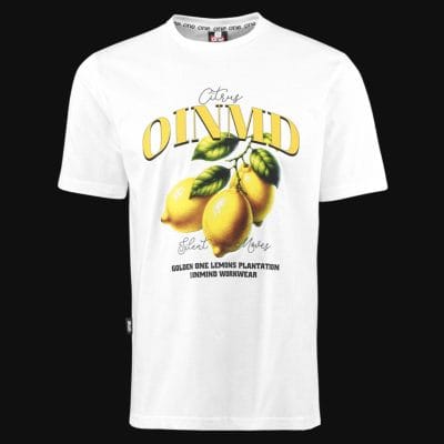Ανδρικό λευκό T-shirt σε γραμμή Slim-Fit - Zesty One