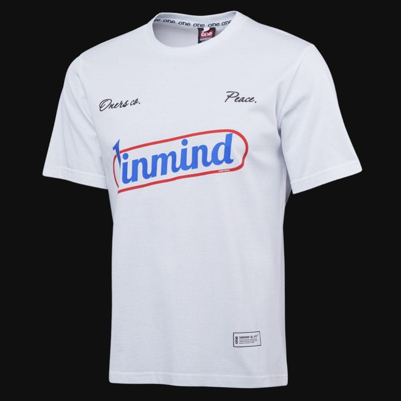 Ανδρικό λευκό μπλουζάκι - 1INMIND CO - 02