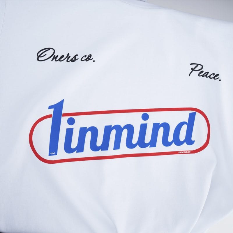 Ανδρικό λευκό μπλουζάκι - 1INMIND CO - 03