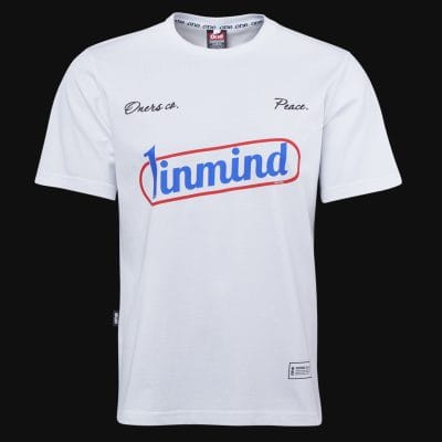 Ανδρικό λευκό μπλουζάκι - 1INMIND CO