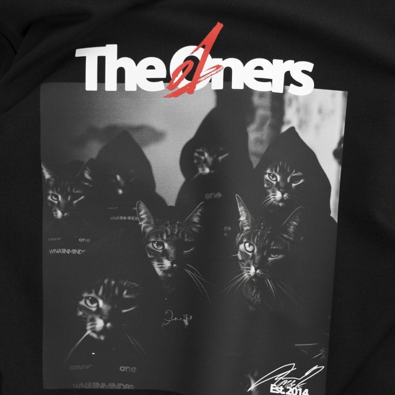 Ανδρικό μαύρο premium μπλουζάκι - The Oners - 06