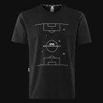 Ανδρικό μαύρο μπλουζάκι Regular-Fit - Tactics NW