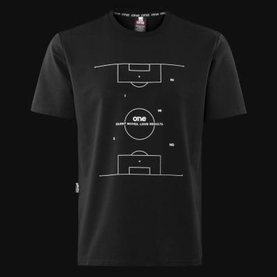 Ανδρικό μαύρο μπλουζάκι Regular-Fit - Tactics NW