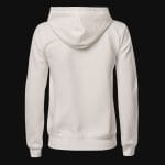 Γυναικείο λευκό φούτερ Fleece με κουκούλα Slim-fit - G-One - 04