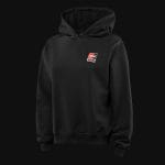 Γυναικείο μαύρο φούτερ με κουκούλα Regular-fit - Black Core - 03